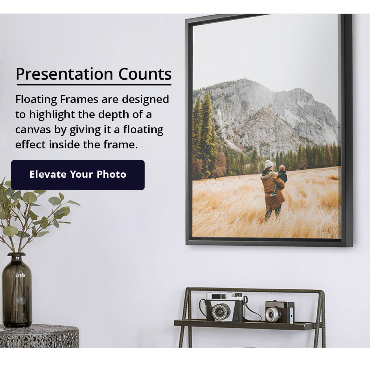 Introducing Floating Frames! Canvas On Demand